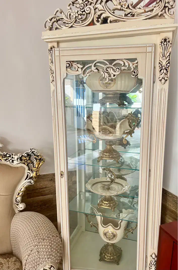 بوفه در حد نو|بوفه، ویترین، کنسول|کاشمر, |دیوار