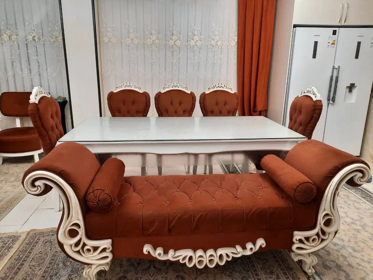 میز ناهار خوری|میز و صندلی غذاخوری|تهران, امام زاده عبدالله|دیوار