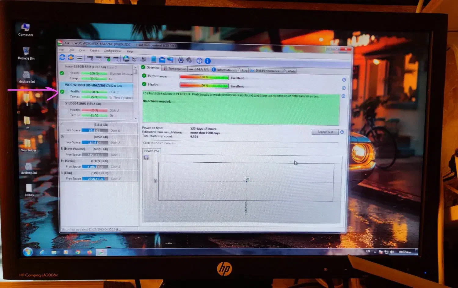 هارد وسترن دیجیتال Red WD80EFBX ظرفیت 8 ترابایت|قطعات و لوازم جانبی رایانه|پاکدشت, پاکدشت (مامازند)|دیوار