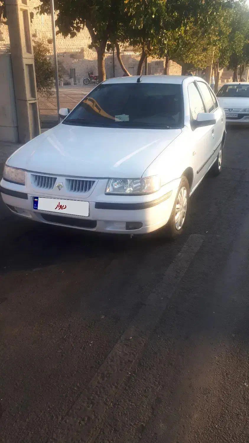 سمند ef7 سفید|خودرو سواری و وانت|بهارستان, |دیوار