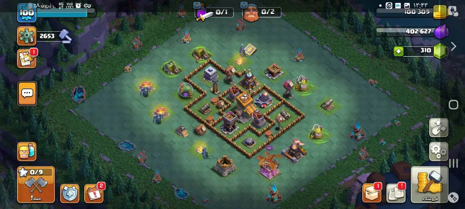 اکانت کلش آف کلنز تان ۱۶|کنسول، بازی ویدئویی و آنلاین|مشهد, کلاهدوز|دیوار