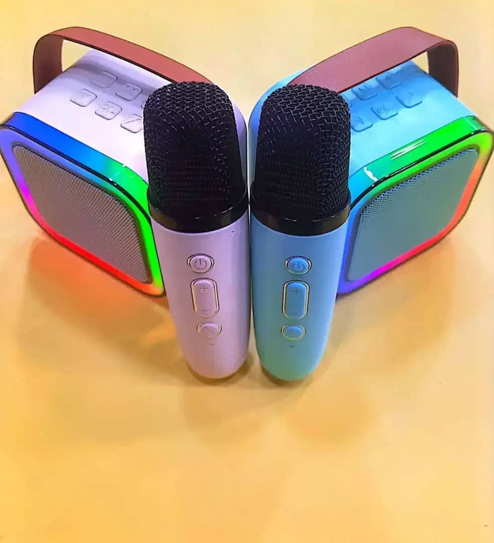 اسپیکر شارژی رقص نور همراه با میکروفن نو وآکبند|پخشکننده همراه|تبریز, |دیوار