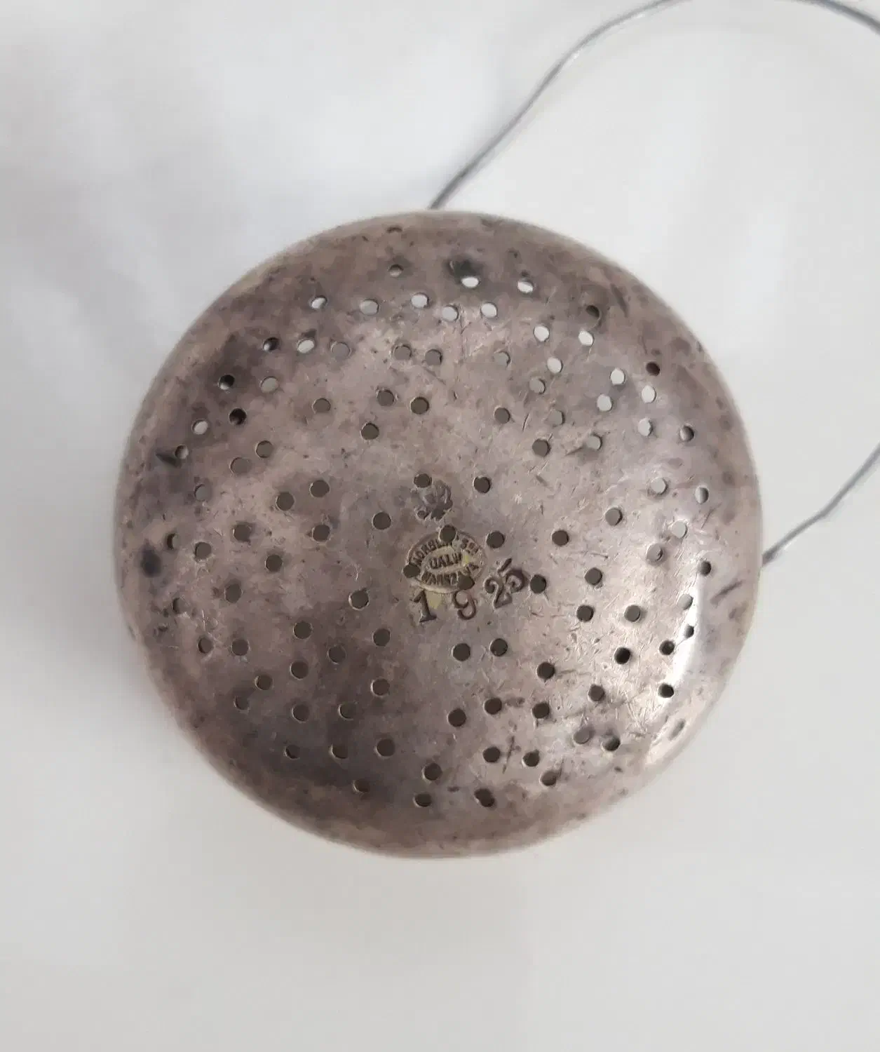 چای صاف کن عهدقاجار دست ساز روکش نقره لهستان|کلکسیون اشیاء عتیقه|تهران, امام خمینی|دیوار