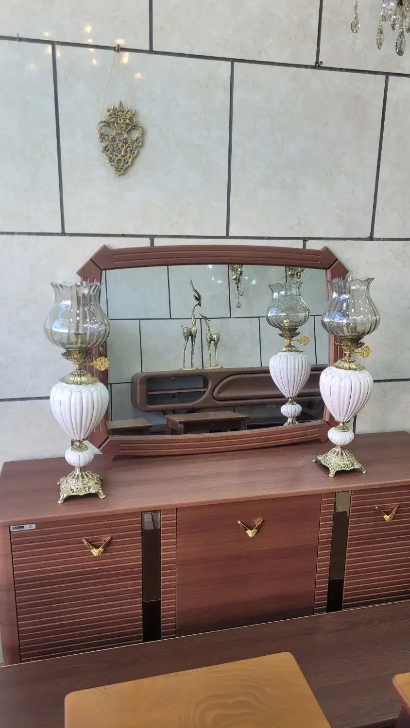 شمدان بزرگ تولید امیری|لوستر و چراغ آویز|زنجان, |دیوار