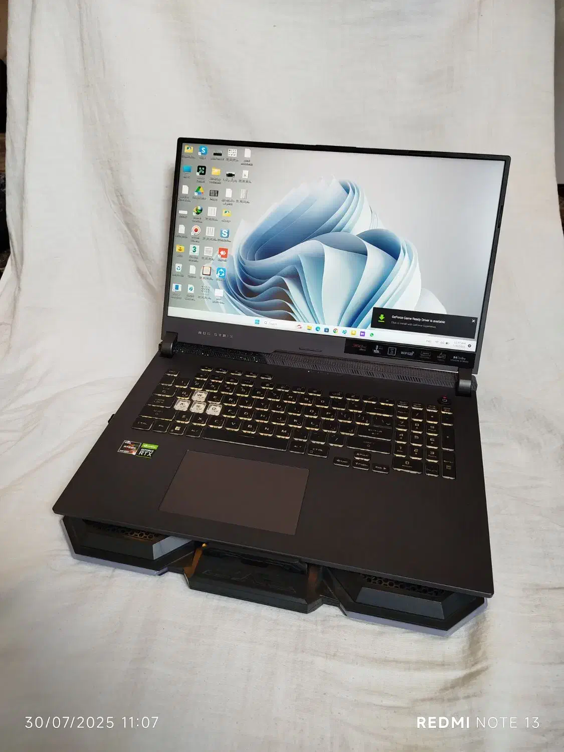 لپ‌تاپ ROG Strix G17 G713RM-KH071|رایانه همراه|قم, بکایی|دیوار