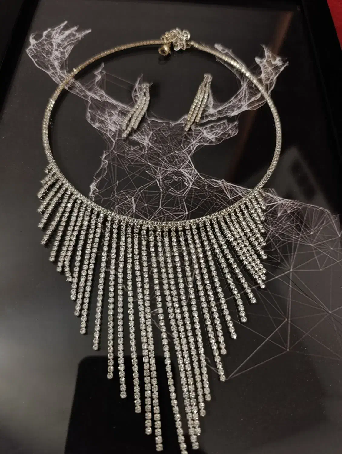 گردنبند فول نگین ریسه ای|بدلیجات|مشهد, توس (بلوار توس)|دیوار