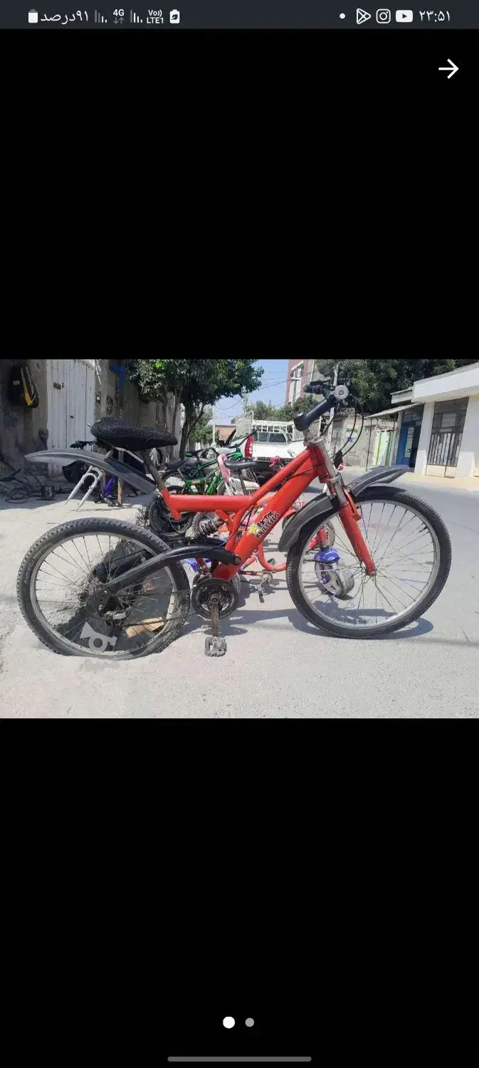 دوچرخه ۲۶ تازه تعمیر|دوچرخه، اسکیت، اسکوتر|گنبد کاووس, |دیوار