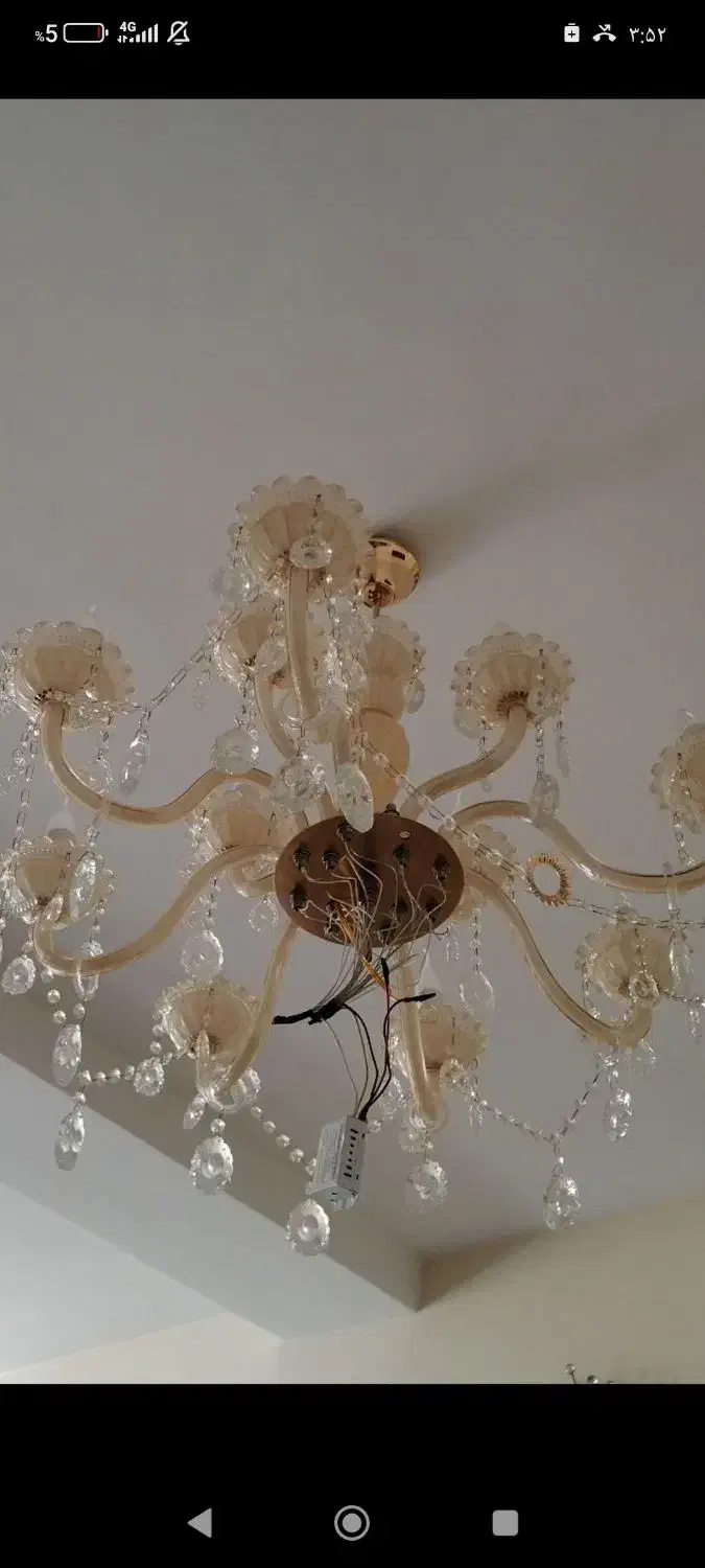 2 عدد لوستر ۱۲ شاخه|لوستر و چراغ آویز|کرج, چهارصد دستگاه|دیوار