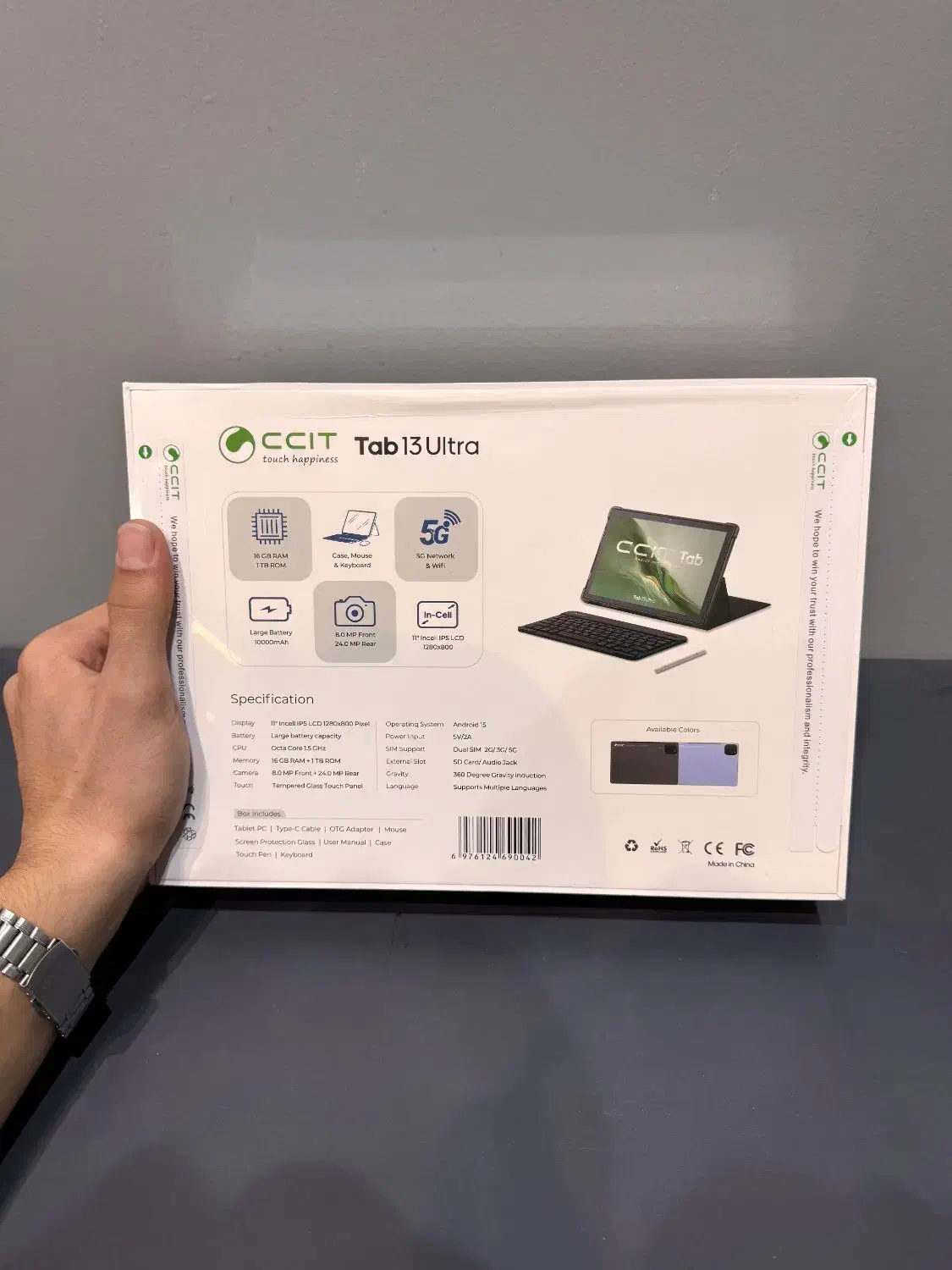 تبلت 11اینچ ccit حافظه1ترا رام16 گیمینگ|تبلت|تهران, فدک|دیوار