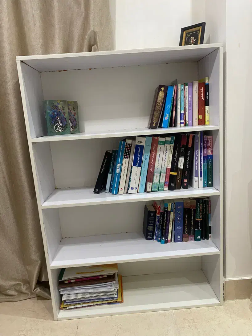 کتابخانه ۴ طبقه ام دی اف|کتابخانه، شلف، قفسه‌های دیواری|ارومیه, |دیوار