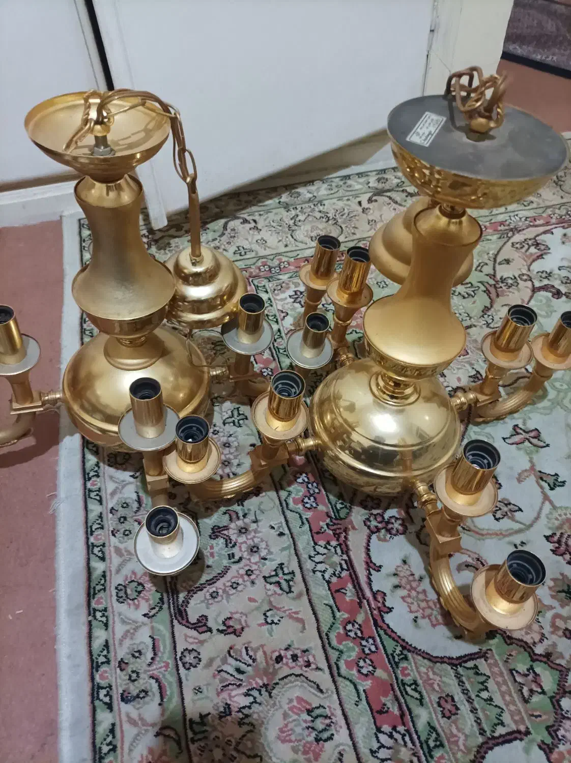 2 عدد لوستر|لوستر و چراغ آویز|تبریز, |دیوار