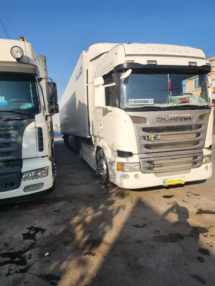 اسکانیا 450 مدل 1396 همراه با یخچال 99|خودرو سنگین|طرقبه, |دیوار