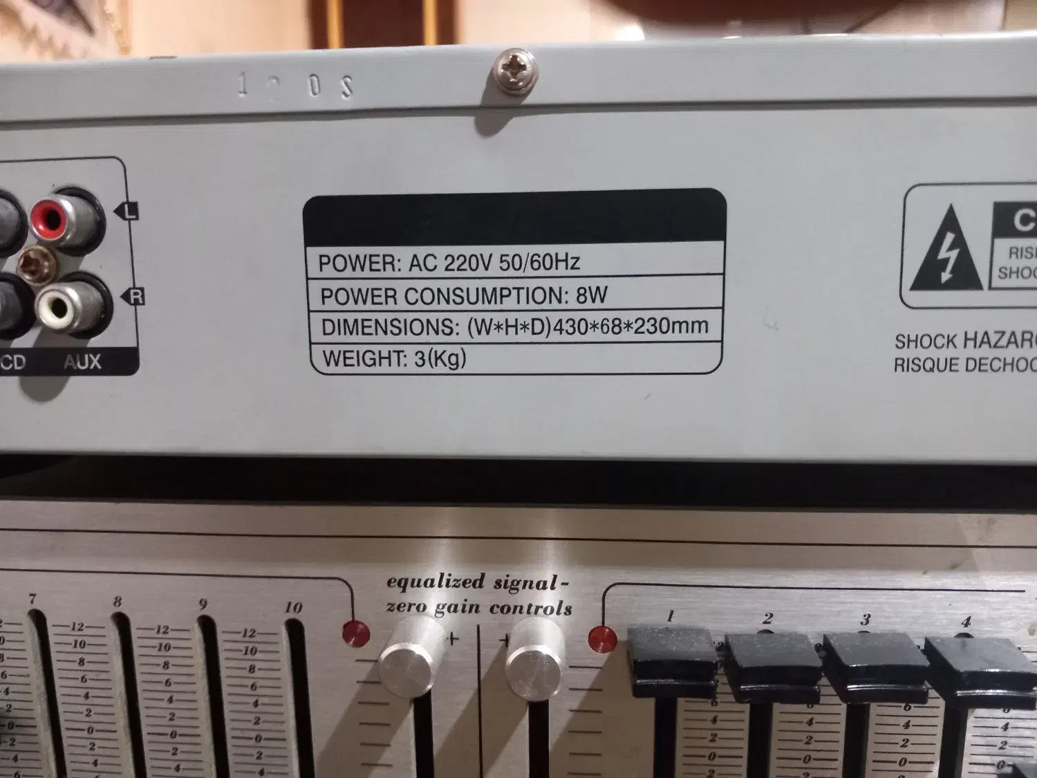 استریو آمپ سونی اکولایزر کرج|سیستم صوتی خانگی|محمدشهر, جعفرآباد|دیوار