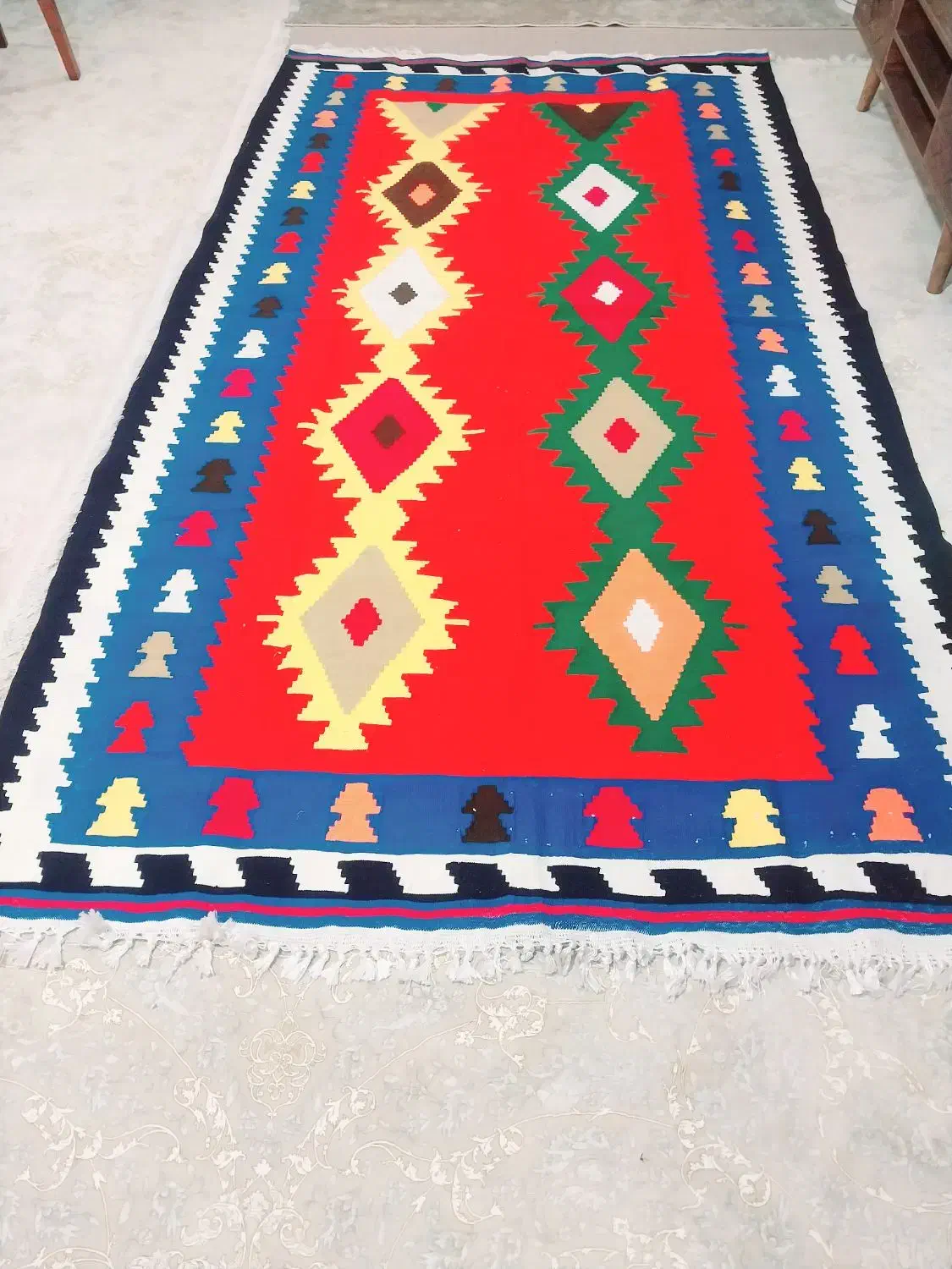 گلیم دست بافت|گلیم، جاجیم، گبه|جم, |دیوار