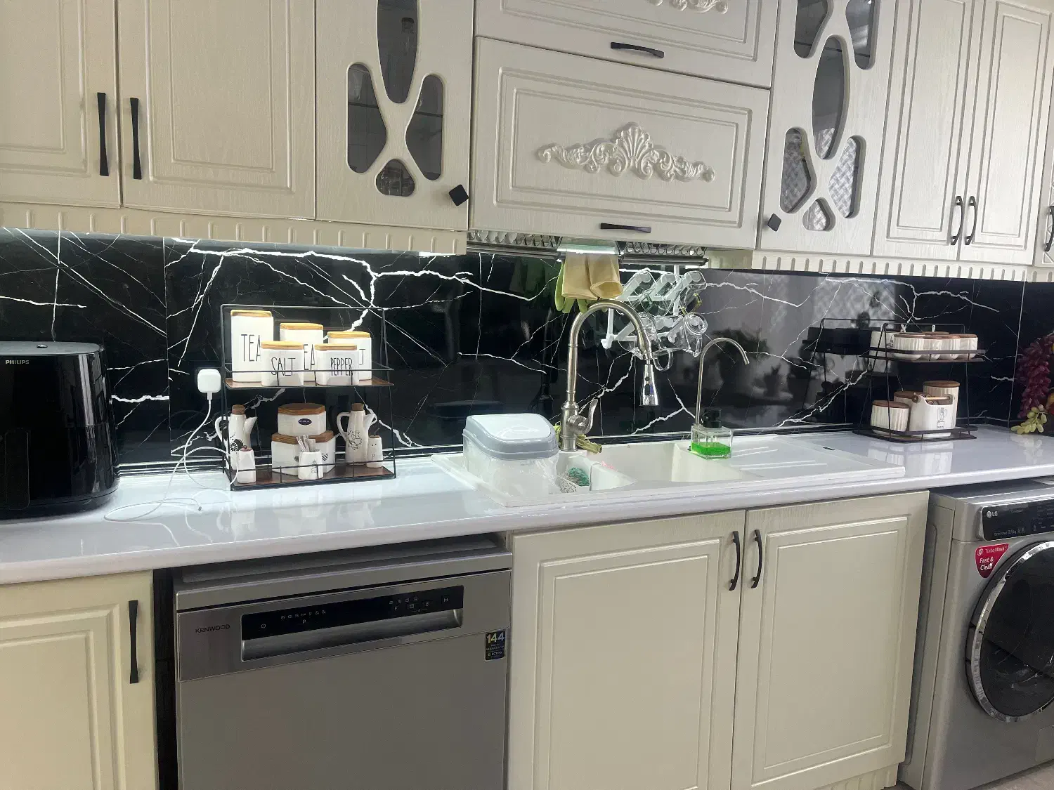 شیر ظرفشویی و سینک ....|آب‌چکان و نظم‌دهنده ظروف|لنگرود, |دیوار