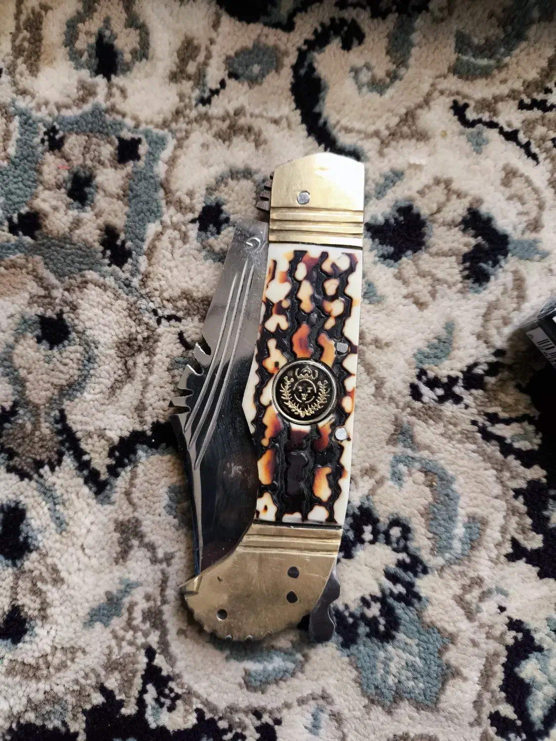 چاقو دنده ایی|کلکسیون اشیاء عتیقه|رفسنجان, |دیوار