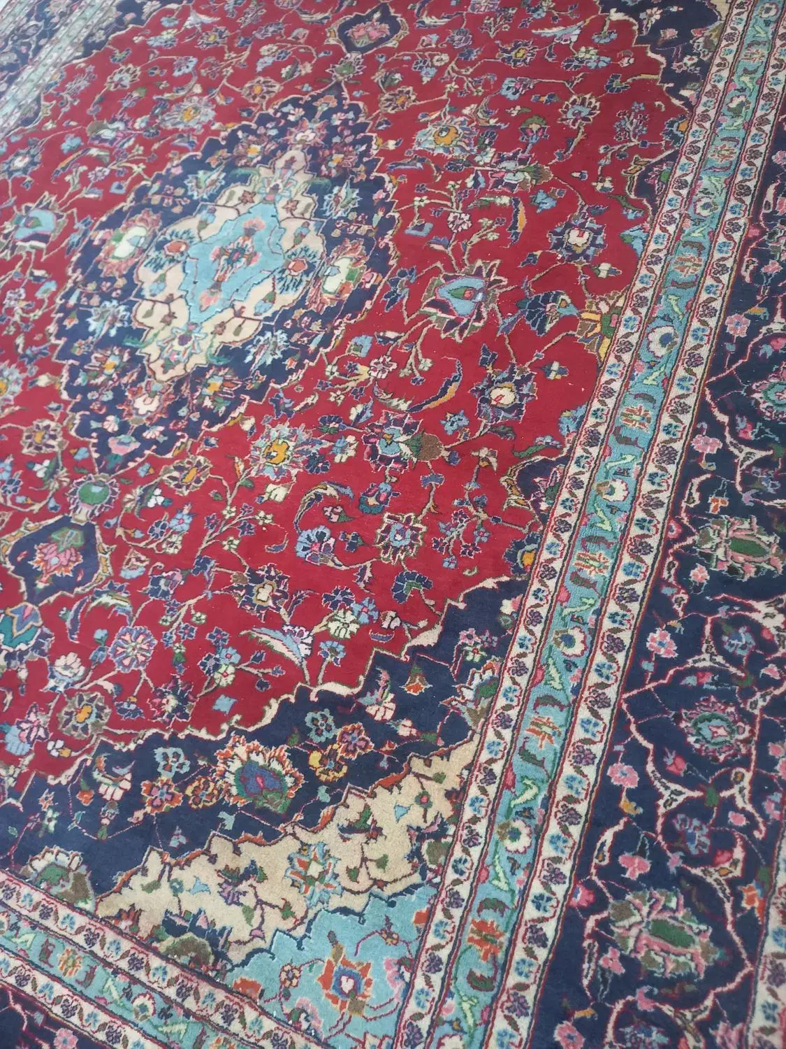 فرش ۱۲ متری دستباف|فرش|مشکین‌دشت, |دیوار