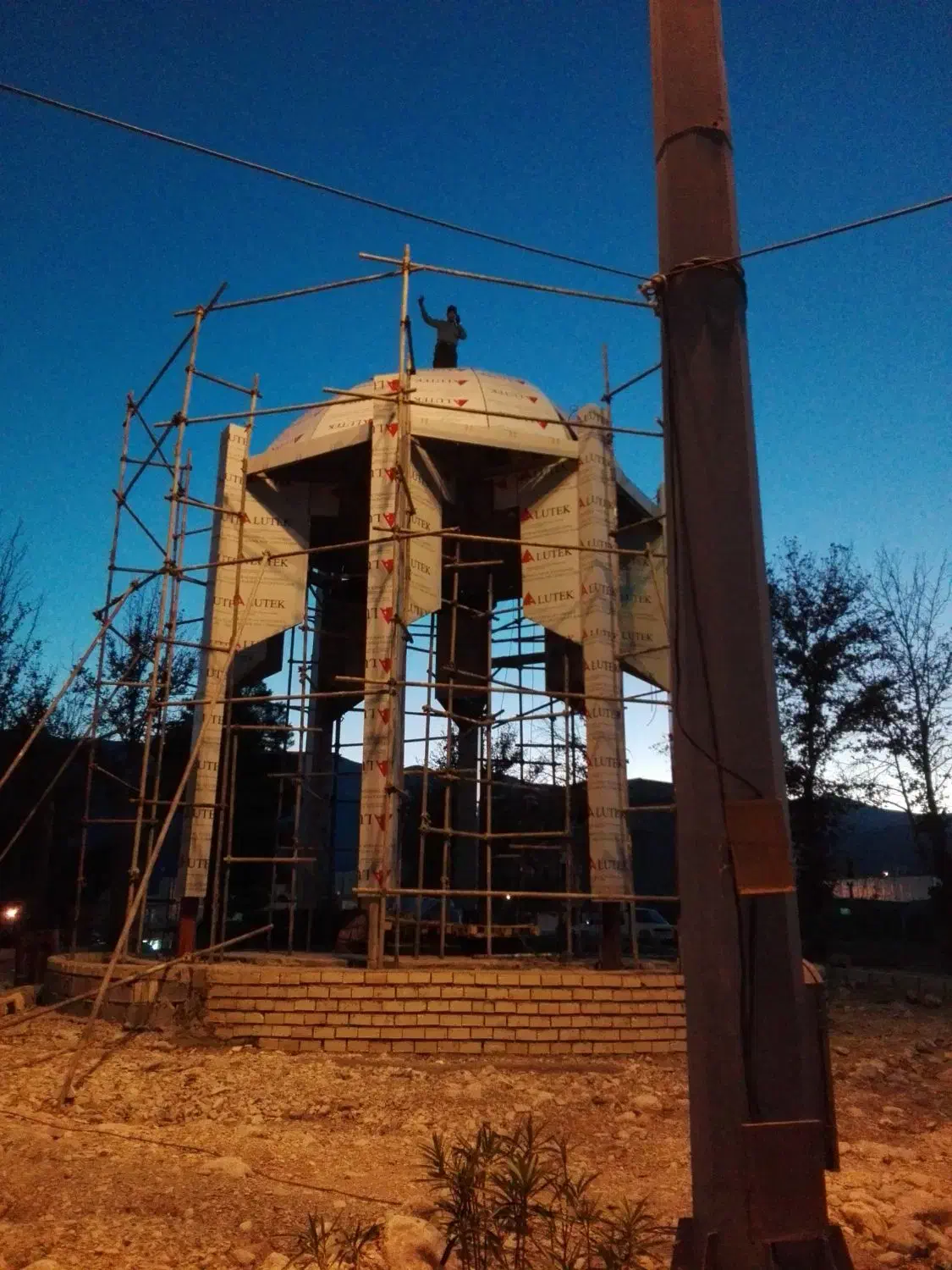 تابلوسازی نمای کامپوزیت|خدمات پیشه و مهارت|ایلام, |دیوار