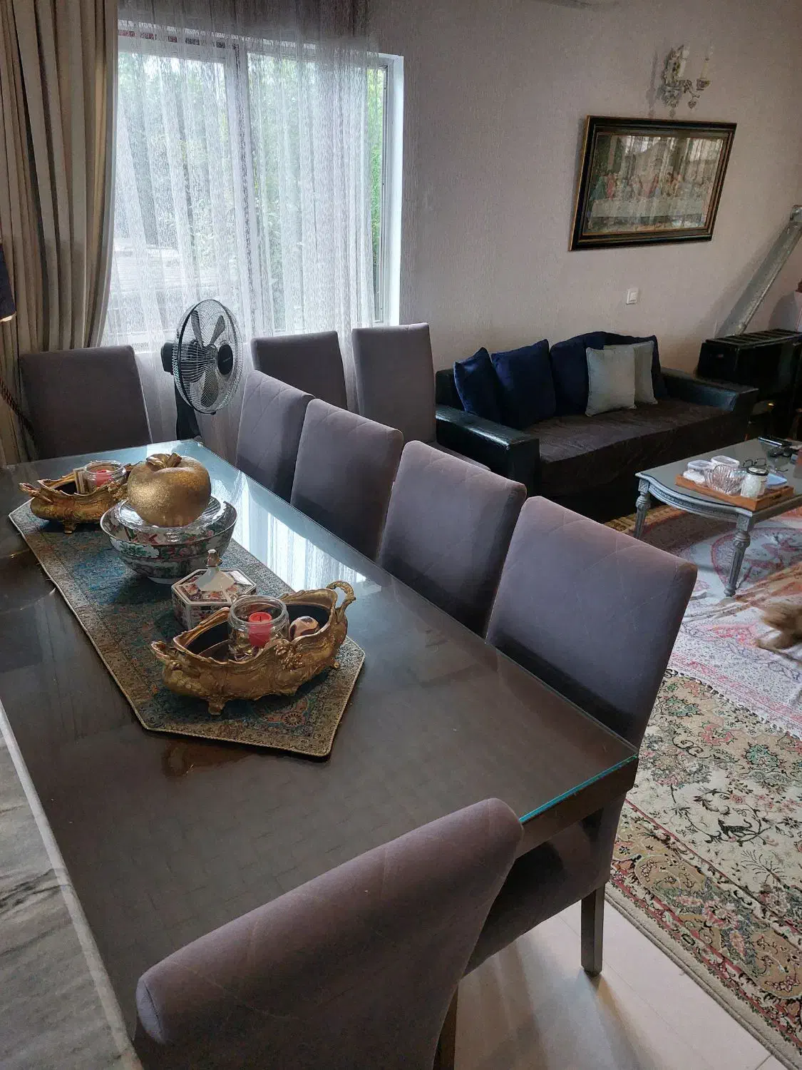 نهار خوری ۸نفره چستر|میز و صندلی غذاخوری|بابل, |دیوار
