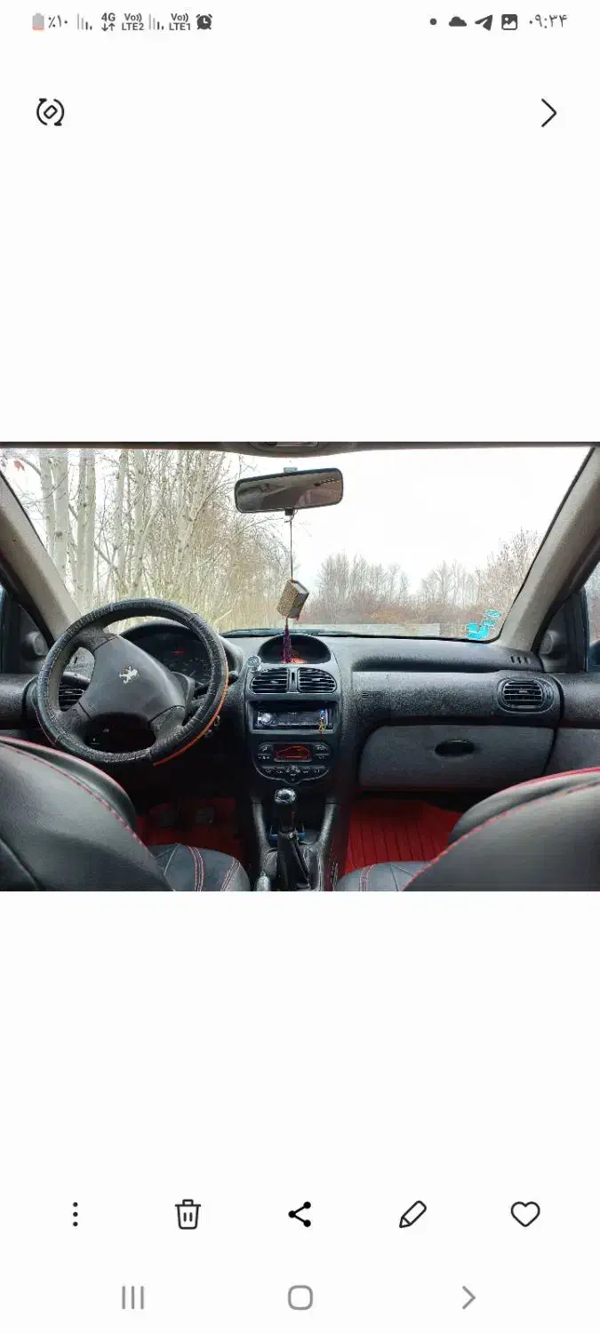 پژو ۲۰۶ تیپ ۳ درجه ۱|خودرو سواری و وانت|پیر بکران, |دیوار