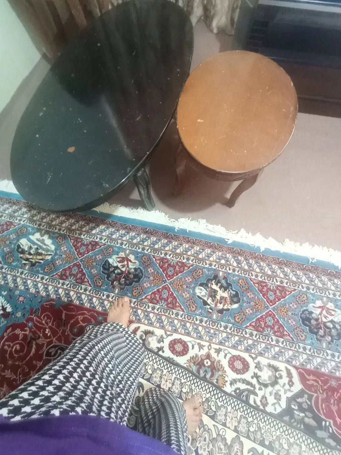 دو عدد میز جلو مبلی کوچک وبزرگ|مبلمان خانگی و میز عسلی|خاش, |دیوار