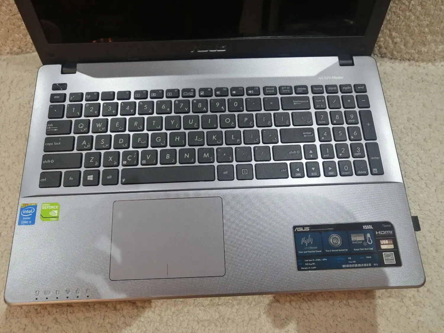 لبتاب ایسوس|رایانه همراه|کرج, گلشهر|دیوار