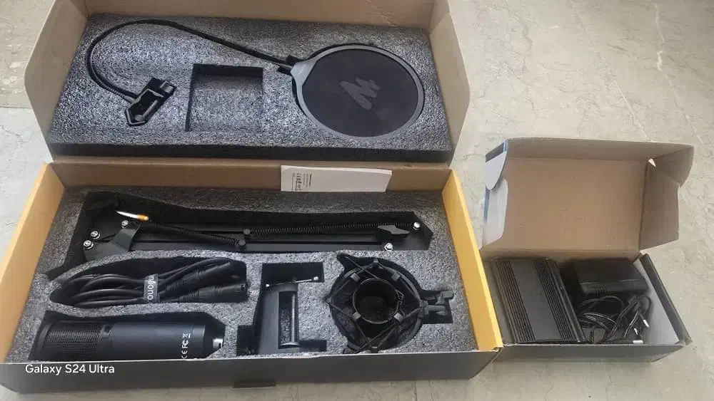 میکروفن استودیو نائونو مدل(PM320S-AU)و فنتوم پاورر|صوتی و تصویری|تهران, بنی‌هاشم|دیوار