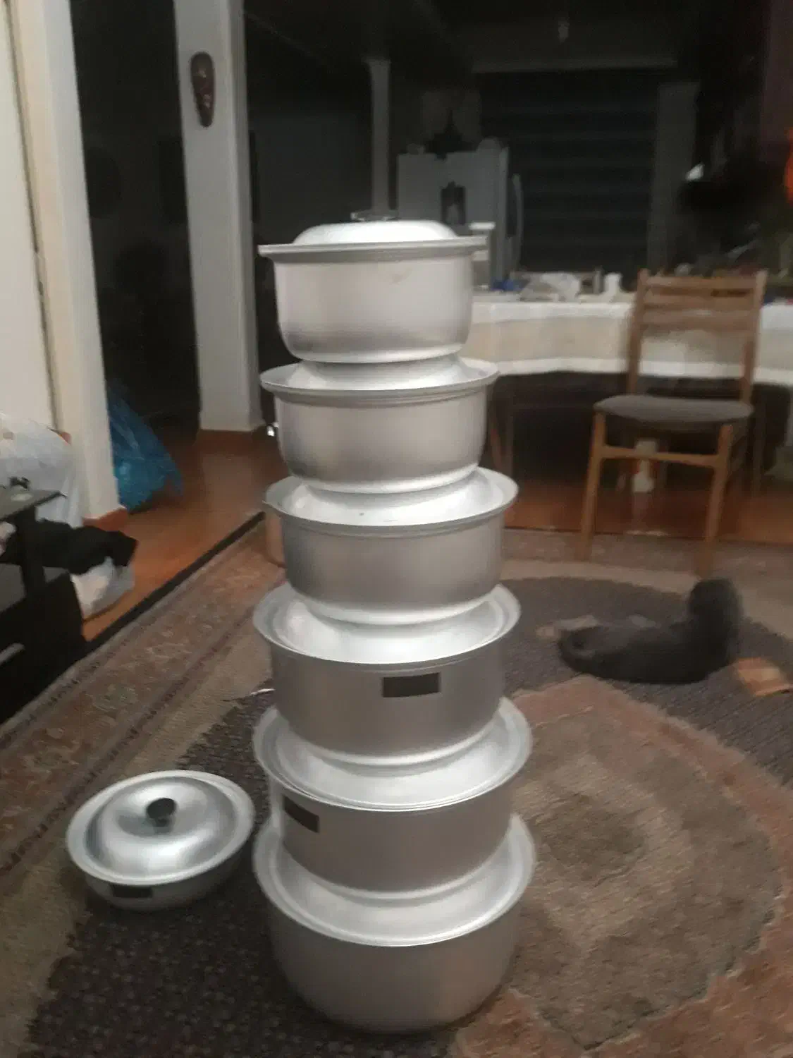 قابلمه ۱۴ پارچه نو برند شعبانی قدیمی ضخیم جهیزیه|ظروف پخت‌وپز|تهران, شادمان|دیوار