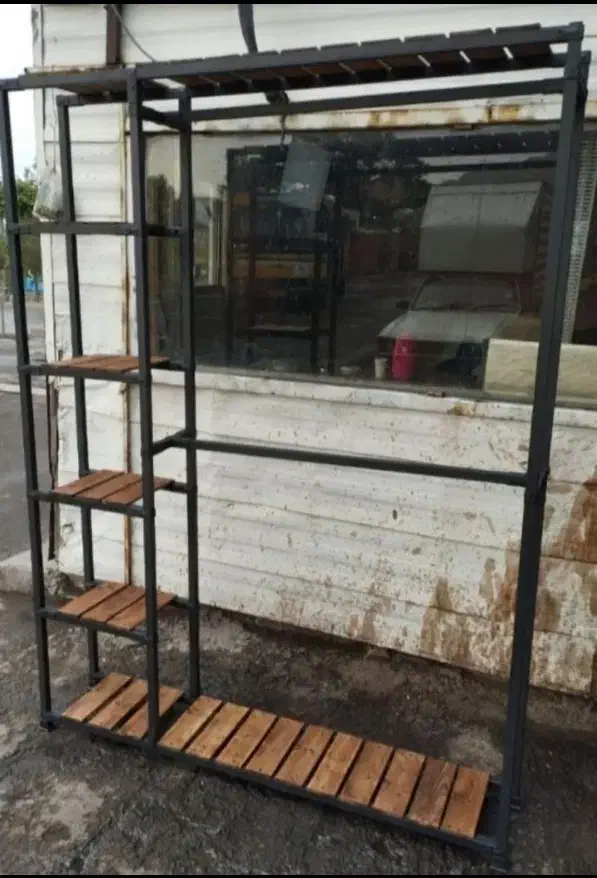 تولید شلف سازه های رگال لبلس چوبی و فلزی کد ۶۶|جاکفشی، کمد، دراور|تهران, شهرک رضویه|دیوار