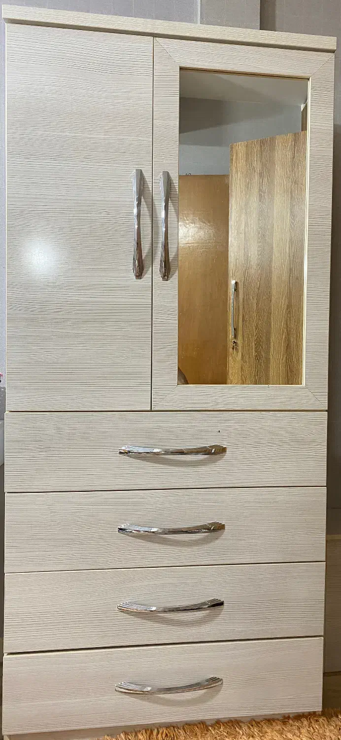 کمددراور آینه دار|جاکفشی، کمد، دراور|محمدیه-قزوین, |دیوار