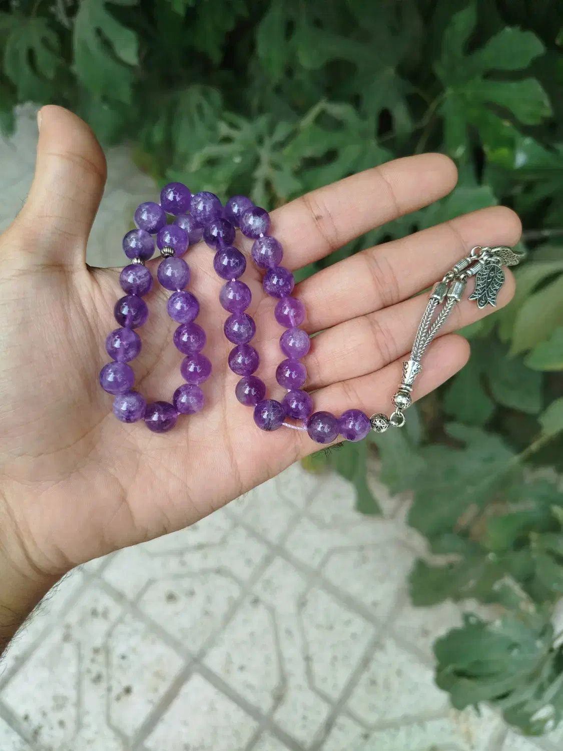 تسبیح یاقوت امیتیست فیروزه دلرباحدید برنجی چشم ببر|جواهرات|مشهد, آیت الله کاشانی|دیوار