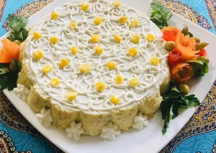 سالاد الویه|خوردنی و آشامیدنی|شیراز, شاه قلی بیگی|دیوار