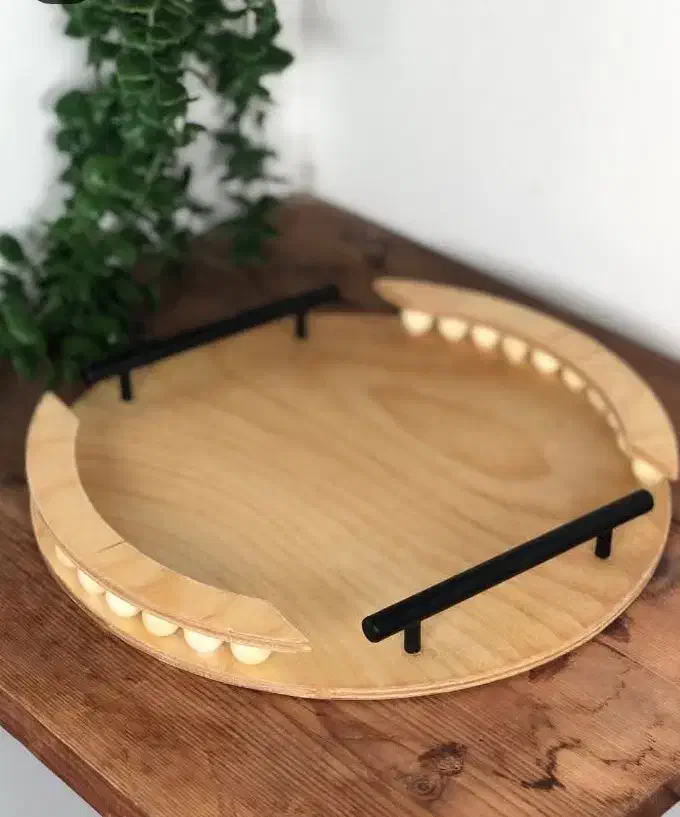 سینی چوبی|ظروف سرو و پذیرایی|جونقان, |دیوار