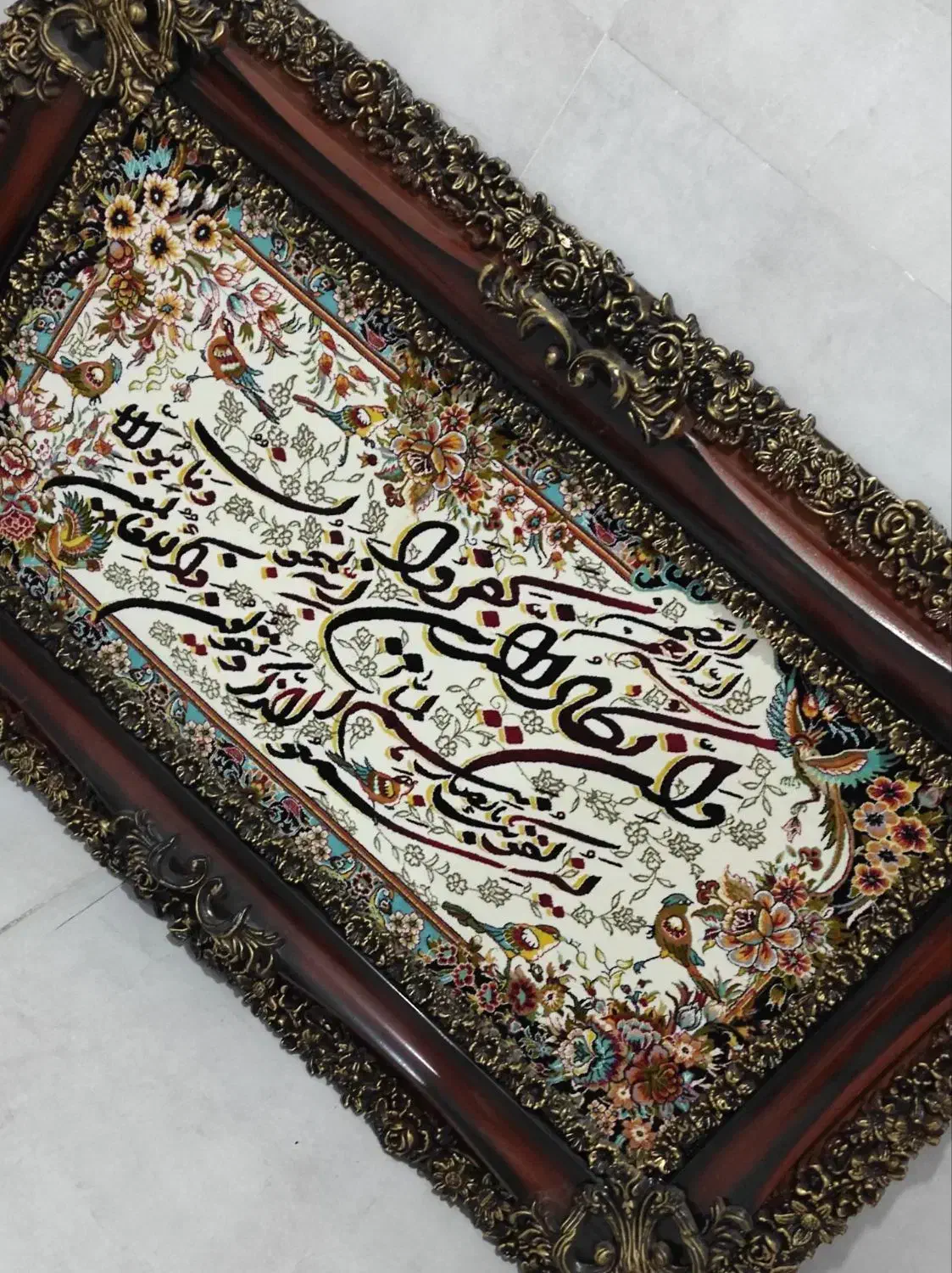 فرش 12متری 500شانه.تابلو فرش|فرش|اقبالیه, |دیوار