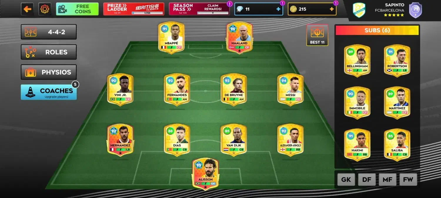 اکانت بازی دریم لیگ / dls  2025|کنسول، بازی ویدئویی و آنلاین|سمنان, |دیوار