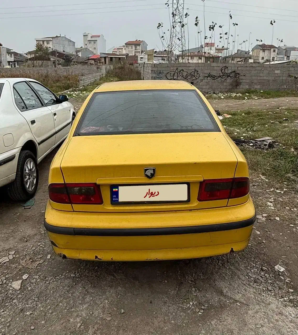 تاکسی سمند Lx زرد|خودرو سواری و وانت|رشت, شهرک قدس|دیوار