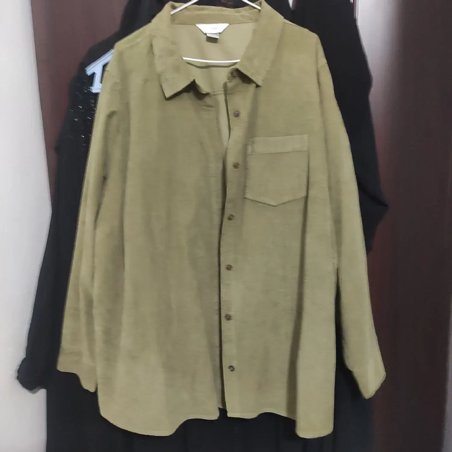 پیراهن/بلوز/شومیز/ کبریتی وارداتی اورسایز زیتونی|لباس|کردکوی, |دیوار