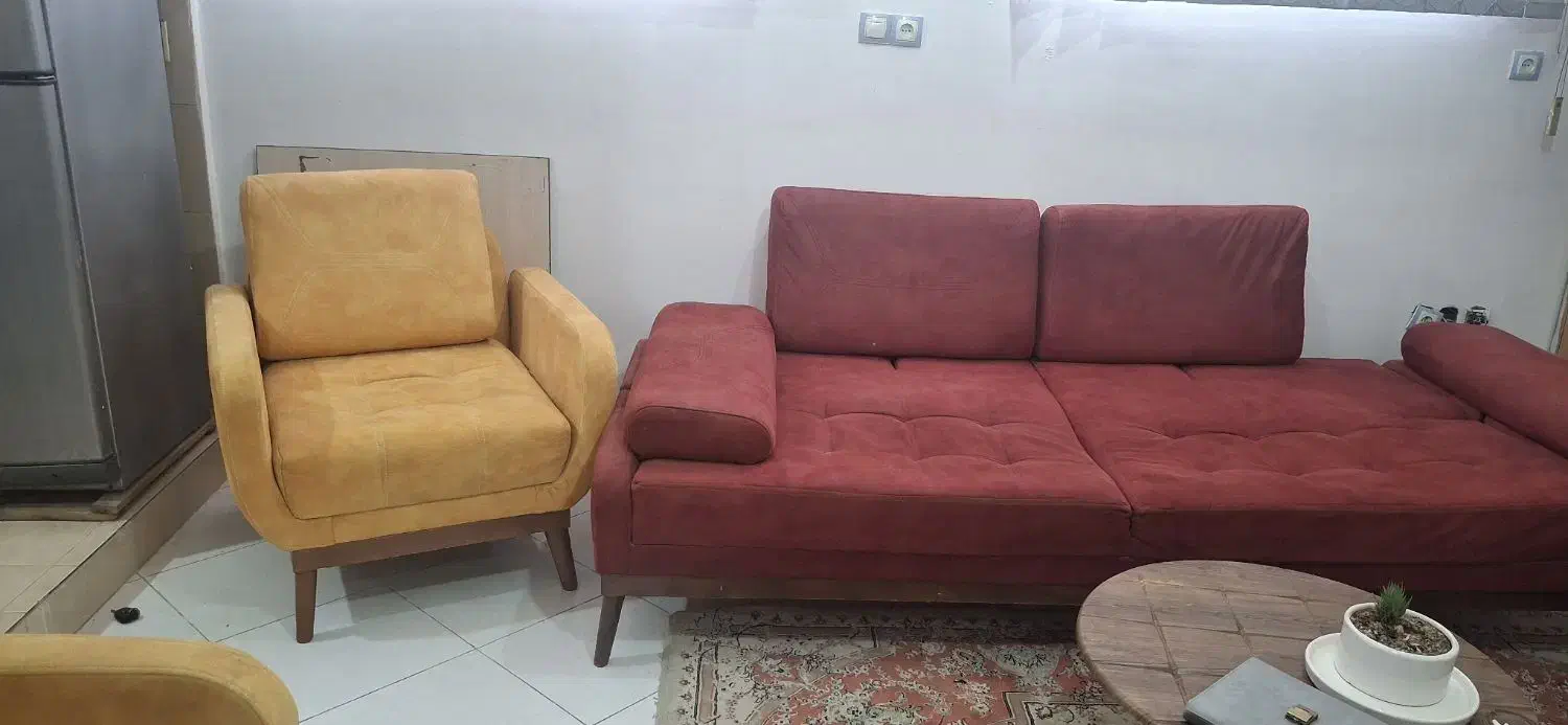 مبل تخت خوب شو ۸ نفره|مبلمان خانگی و میز عسلی|اصفهان, محمودیه|دیوار
