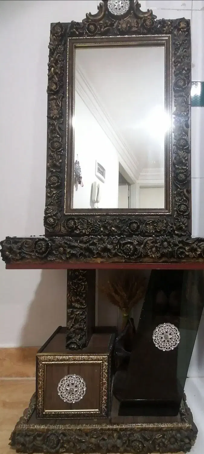 آینه وکنسول|مبلمان خانگی و میز عسلی|گرگان, |دیوار