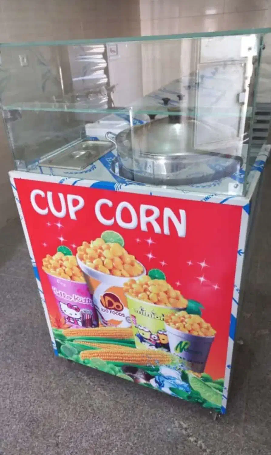 ذرت مکزیکی بنر CUP CORN چرخ دار کد ۰۳۶|کافیشاپ و رستوران|ایلام, |دیوار
