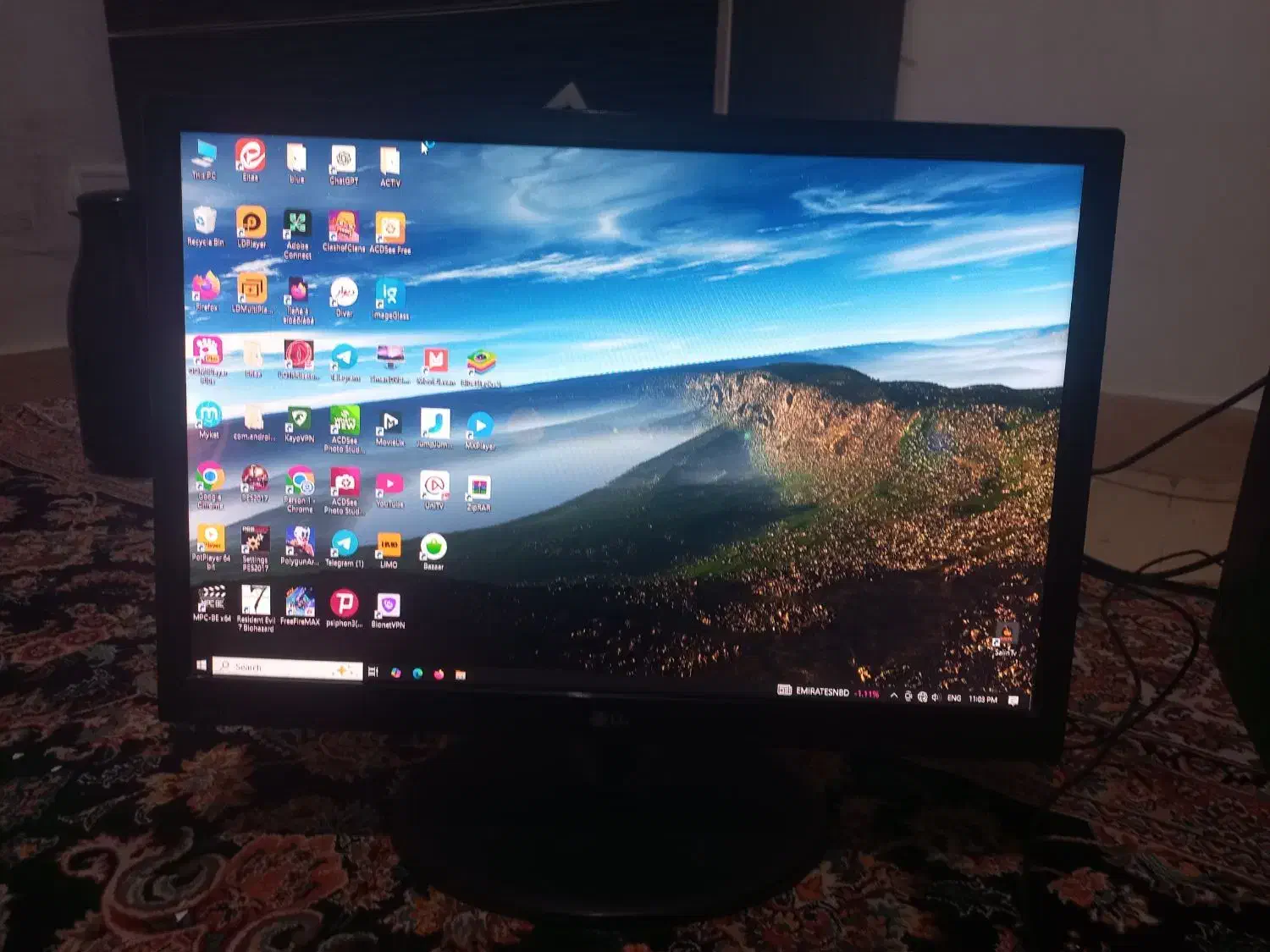 کامپیوتر کامل معاوضه با دوچرخه|رایانه رومیزی|کرمانشاه, |دیوار