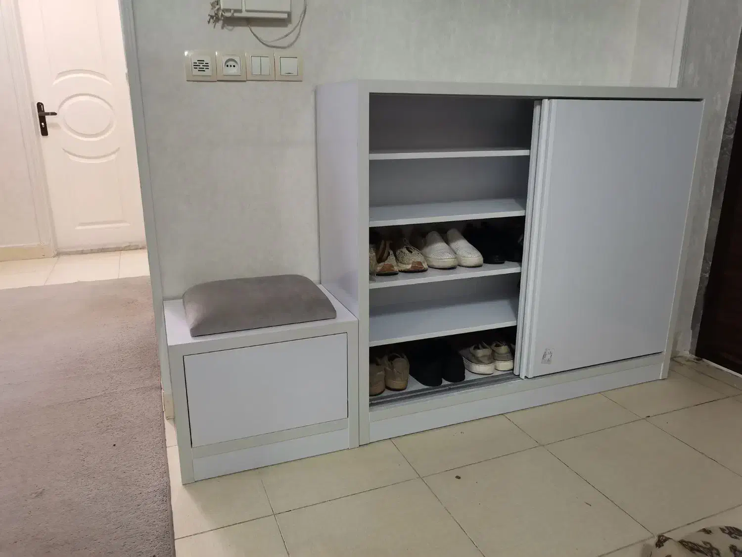 اجرای کمد mdf|جاکفشی، کمد، دراور|گرگان, |دیوار