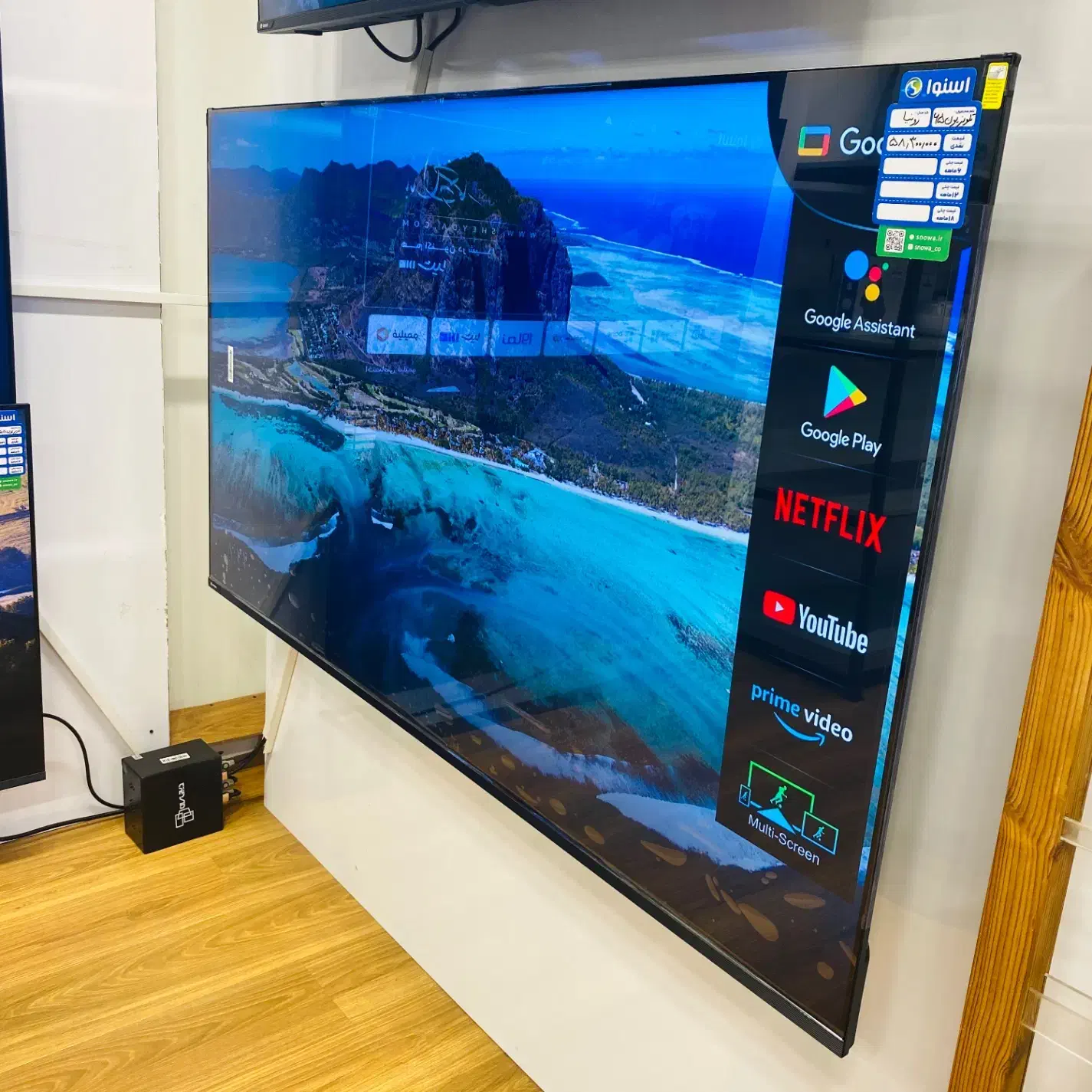 TV سایز ۶۵اینچ اسنوا|تلویزیون و پروژکتور|صومعهسرا, |دیوار