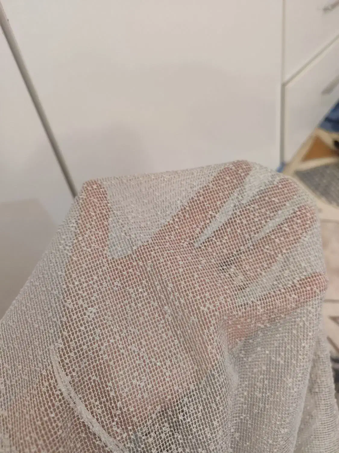 شنل پرده با چوب پرده|پرده، رانر، رومیزی|کرمانشاه, |دیوار