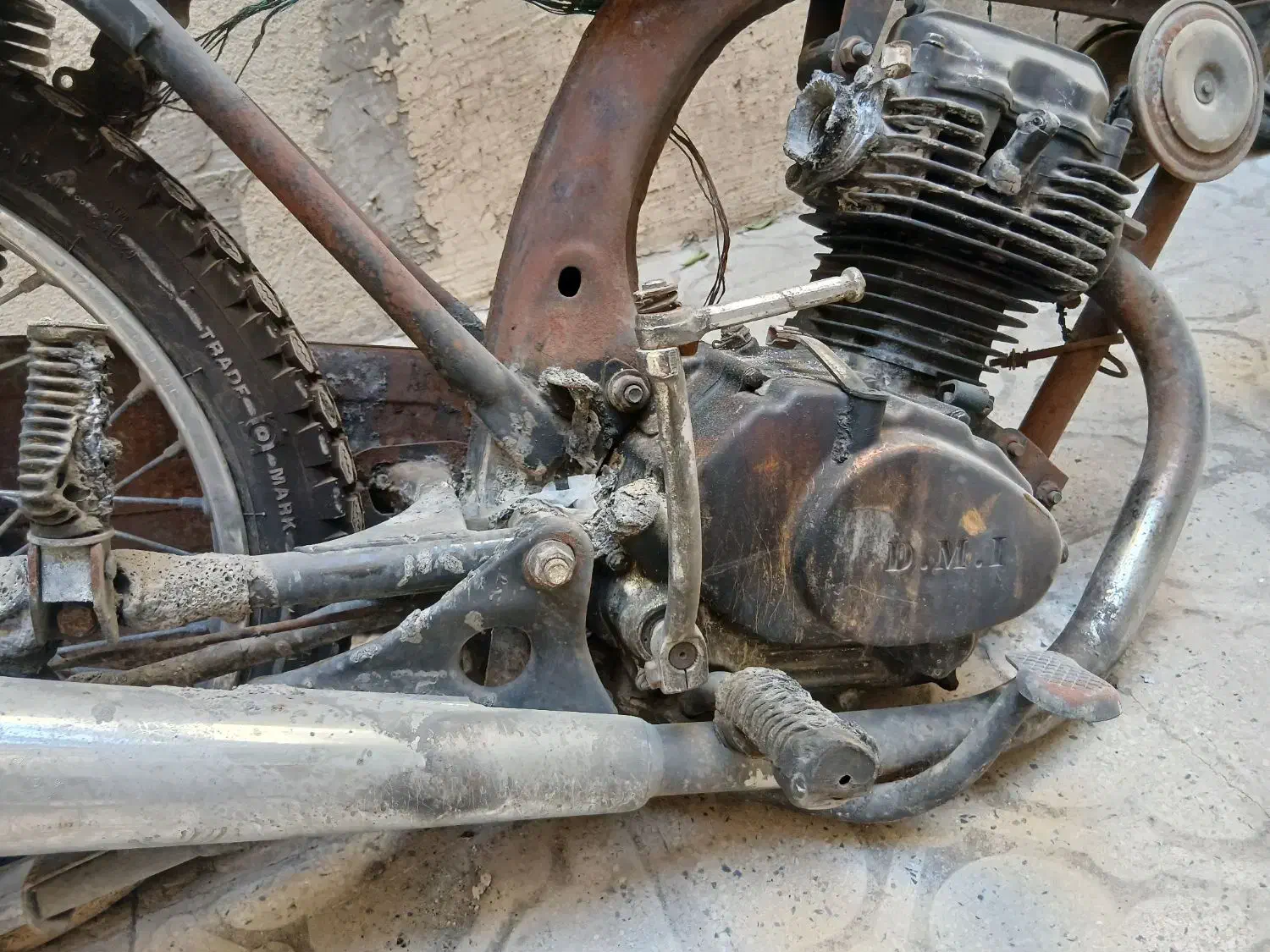 موتور لیفان CDI 125 مدل ۸۷ سوخته شده/آتش گرفته|موتورسیکلت|تهران, مجیدیه|دیوار