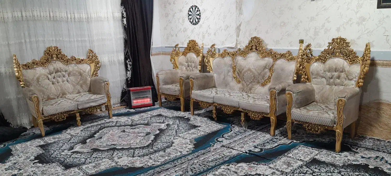 مبل ۷ نفره تمیز|مبلمان خانگی و میز عسلی|بندر ماهشهر, |دیوار