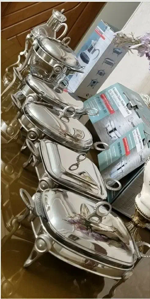 سرویس سوفله خوری ۶ تیکه فرانسه اکبند وارمر|ظروف سرو و پذیرایی|تهران, پرستار|دیوار