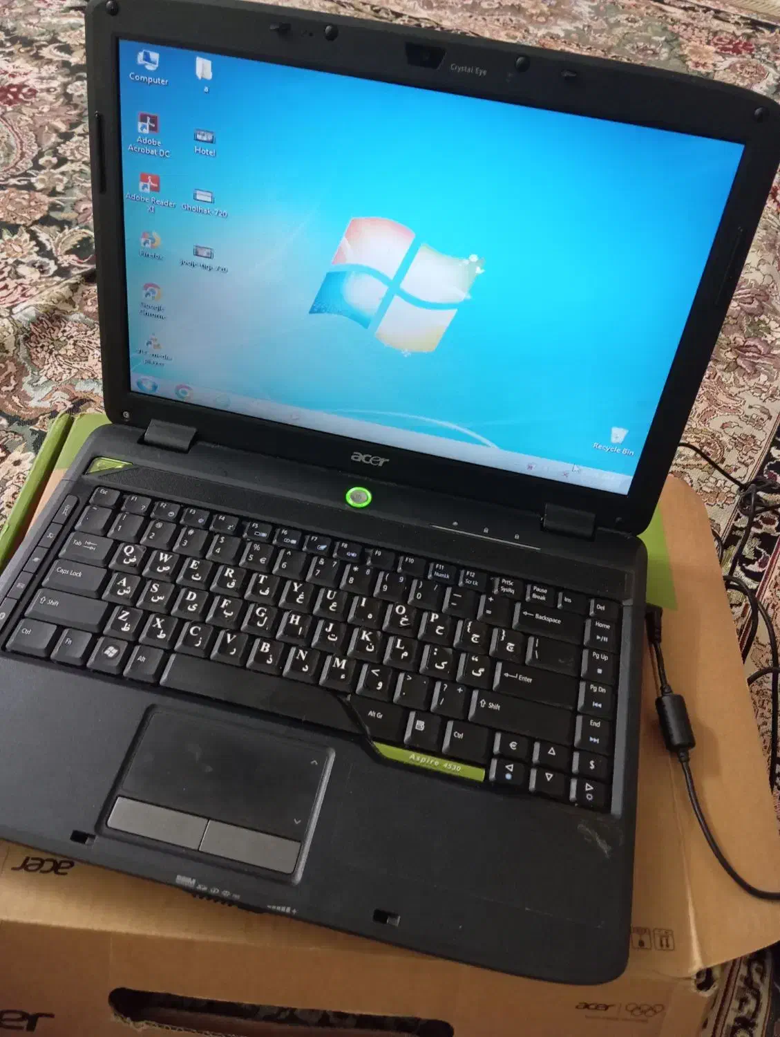 لب تاب ایسر آسپیره|رایانه همراه|کرج, حصارک پایین|دیوار