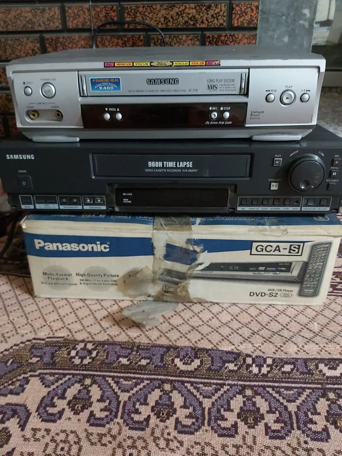 ویدیو ضبط و پخش سامسونگ و DVD|پخش‌کننده DVD و ویدیو|اسلام‌شهر, زرافشان|دیوار