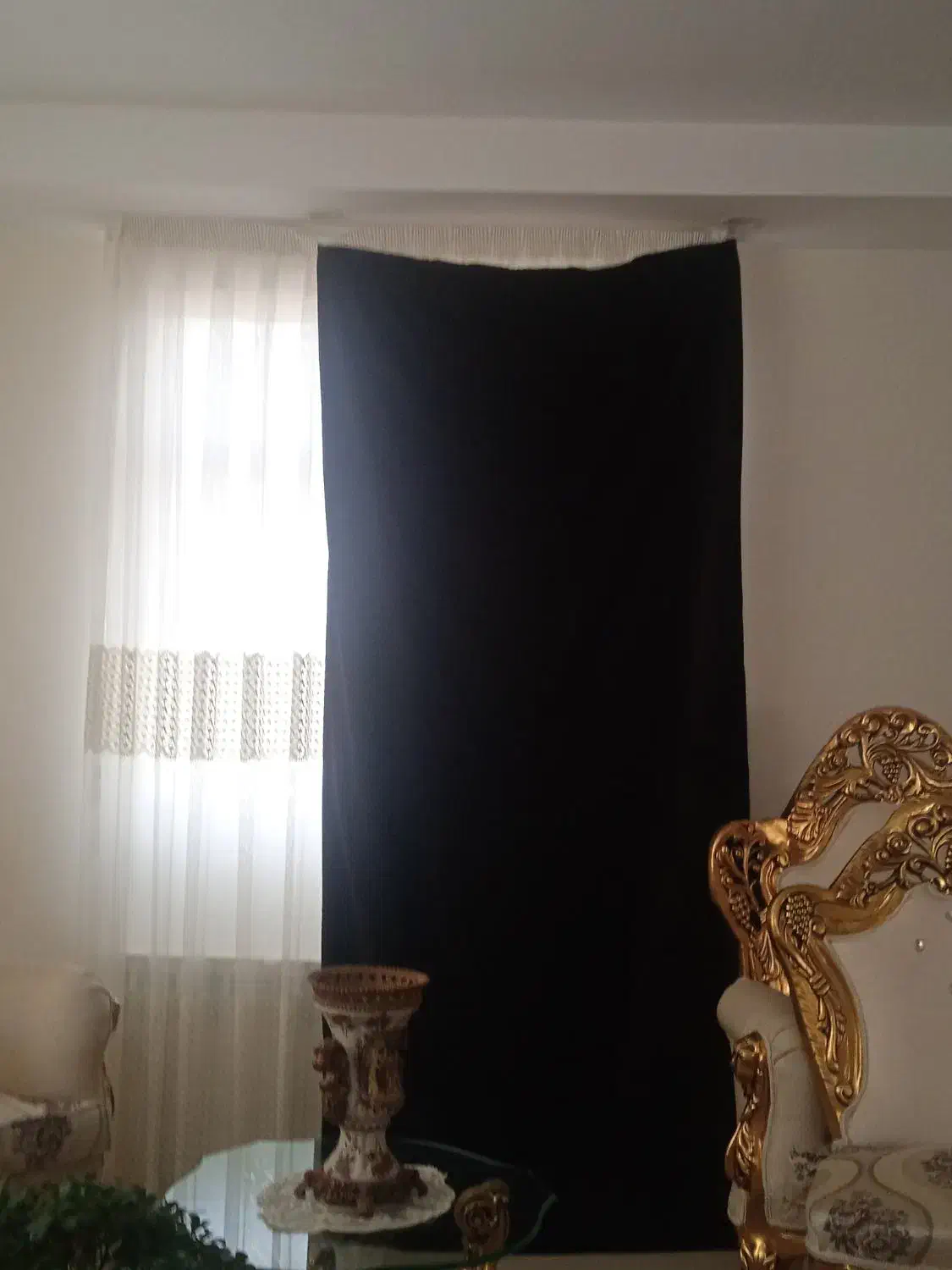 دستک پرده مخمل|پرده، رانر، رومیزی|مشهد, چهارچشمه|دیوار